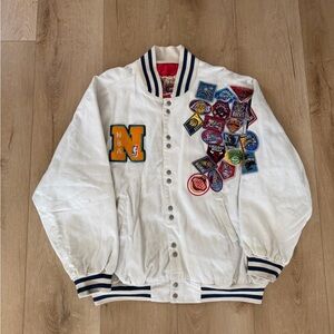 Vintage Jeff Hamilton NBA All Over Print Jacket. Men’s XXL.